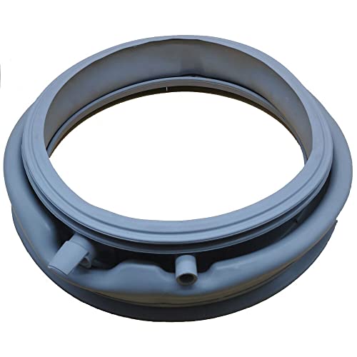 Jcspares® - Guarnizione Soffietto Oblò Con Tubetti Aperti Per Lavatrice Compatibile Con Miele Serie W - Wda W3100 - W3114 - W3120 - W3120 - W550 - Wda