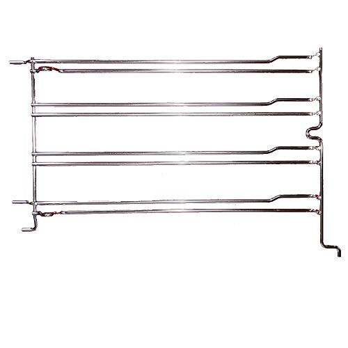 Marel Shop® - Telaio Sinistro Supporto Guida Per Forno 384 X 285 Mm Compatibile Con Smeg Per Modelli: 3C65Mfv - 3C86Xmtva - Cb664Mf