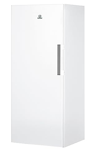 Indesit Ui4 2 W - Congelatore Verticale A Libera Installazione Con 5 Cassetti. Classe Energetica E, Capienza 195 L, Dimensioni: 142Cm X 59,5Cm X 64,5C