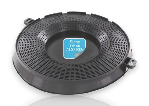 Dl-Pro Filtro A Carbone Per Aeg Electrolux 9029793610 E3Cft48 Ehfc48 Type48 Amc037 Whirlpool 484000008783 Cappa Aspirante