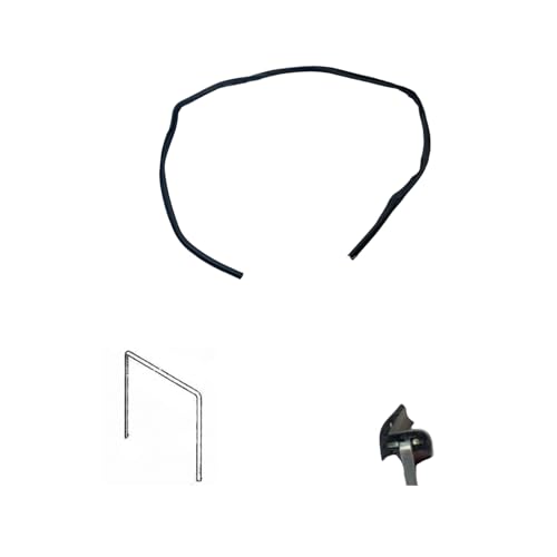 Jcspares® - Guarnizione Porta 40,5 X 30,5 Cm | 2 Ganci | 2 Lunette Per Sportello Forno Compatibile Con De Longhi