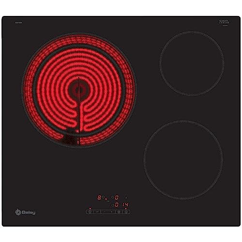 Plaques Vitro-Céramiques Balay 3Eb715Er 3F 5700W 60Cm Noir