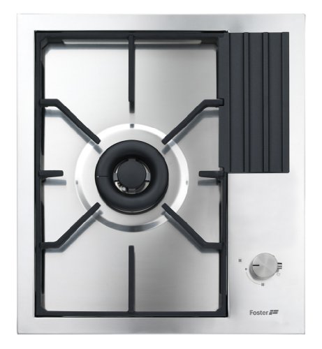 Foster S4000 Domino.1F.Dualae.Q4 Incasso Piano Cottura A Gas Acciaio Inossidabile