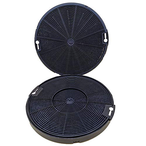Marel Shop® - Filtri In Carbone 2 Pz Per Cappa Compatibili Con Faber Diametro 155 Mm H 16 Mm Per Modelli : Flexa Hip - In-Nova Smart - Value