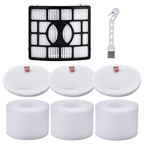 Nv680 - Filtro Per Aspirapolvere Verticale, 3 Filtri In Schiuma + 1 Filtro Hepa, Rotatore Alimentato Velocità Di Sollevamento, Per Aspirapolvere Da Cu