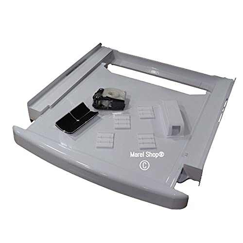 Marel Shop® - Kit Bucato Sovrapposizione Per Asciugatrice Lavabiancheria Compatibile Con Whirlpool-Ignis-Bauknecht 60X60 Cm