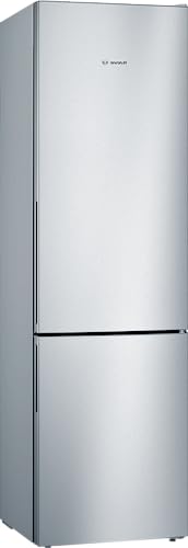 Bosch Kgv39Vleas Serie 4, Frigorifero Combinato Da Libera Installazione, Lowfrost, Cassetti Vitafresh, Luce Led, Acciaio, 201X60 Cm