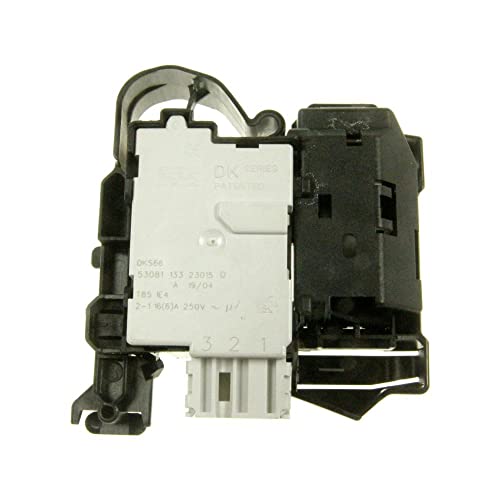 Jcspares® - Elettroserratura Blocca Porta Lavatrice 3 Contatti Compatibile Whirlpool Indesit Ed Ulteriori