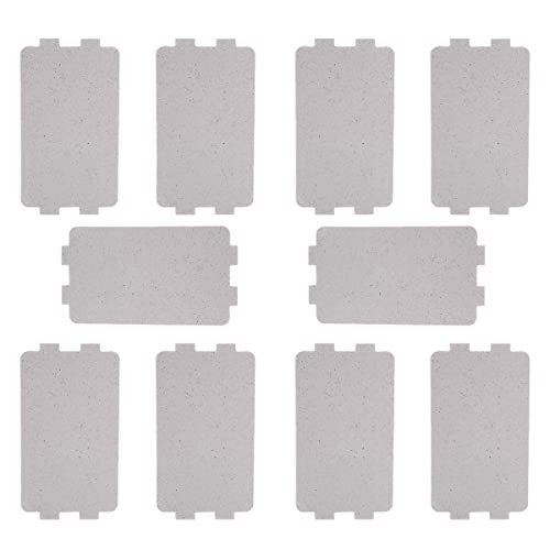 Lastra In Mica Per Forno A Microonde Da 10 Pezzi, Misura Singola 116 Mm X 64 Mm, Accessorio Di Ricambio Per Microonde, Adatto A Molti Elettrodomestici