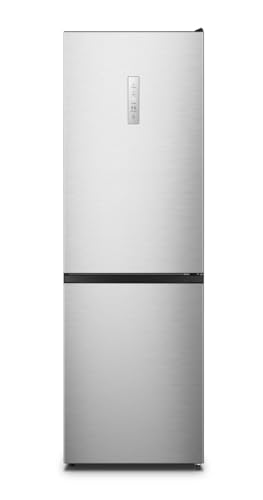 Hisense Rb390N4Ccd1 Frigorifero Combinato Total No Frost, Inox, 1.86X60Cm, Classe D, 304L