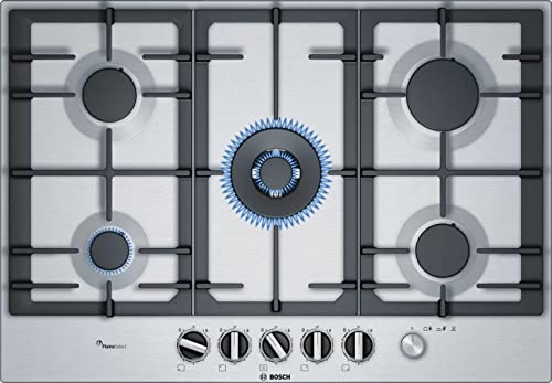 Bosch Serie 6 Pcq7A5M90 Piano Cottura Acciaio Inossidabile Incasso Gas