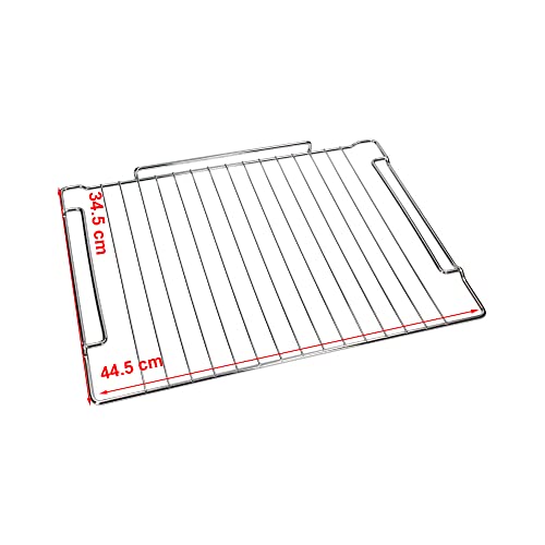 Jcspares® - Griglia Ripiano Per Forno In Acciaio 34,5X44,5 Compatibile Per Forno Whirlpool Ignis Hotpoit Ikea