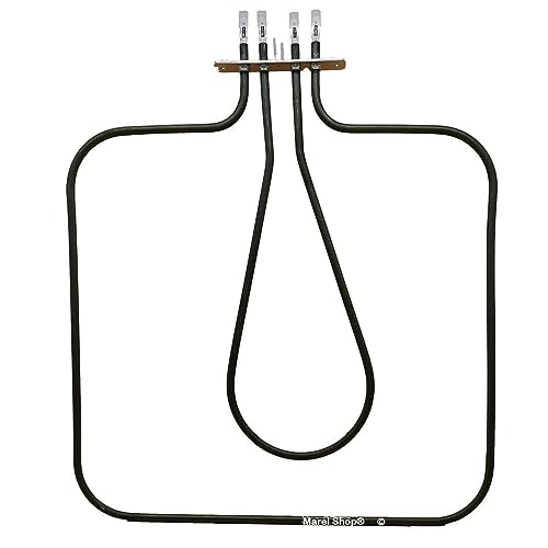 Marel Shop® - Resistenza Doppia Inferiore Per Forno 1050 W + 450 W Compatibile Con Candy Hoover Zerowatt Per Modelli : F311X - R43/3Ba - Hos316Ax
