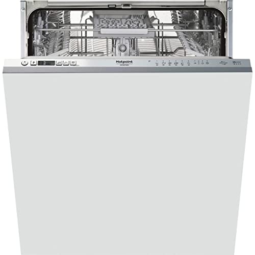 Hotpoint Hic 3C41 Cw - Lavastoviglie A Scomparsa, Totale 14 Coperti, Argent, Full Size (60 Cm)
