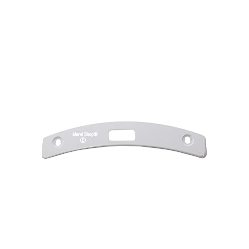 Marel Shop® - Scontrino Placca Placchetta Chiusura Oblò Per Asciugatrice Compatibile Con Gruppo Bosch Per Modelli: Wtg87229Es/03 - Wtg87229Es/04 - Wtg