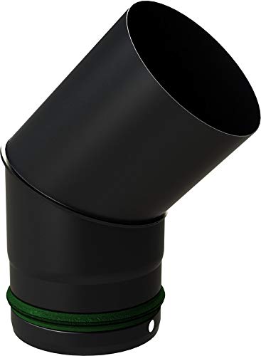 Save Fumisteria Classic No1004 Elbow Chimney Pipe Nero