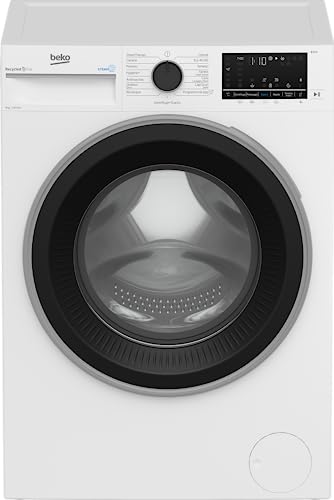 Beko - Bwgu384S - Lavatrice 8Kg, Classe A, 1400Giri, Inverter, Vapore Steamcure, Cassetto Detersivo Autopulente, Bluetooth, Dimensioni Axlxp: 84X60X55