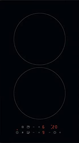 Electrolux Lit30231C - Piano Cottura Induzione Da 30 Cm N° 2 Fuochi, Nero