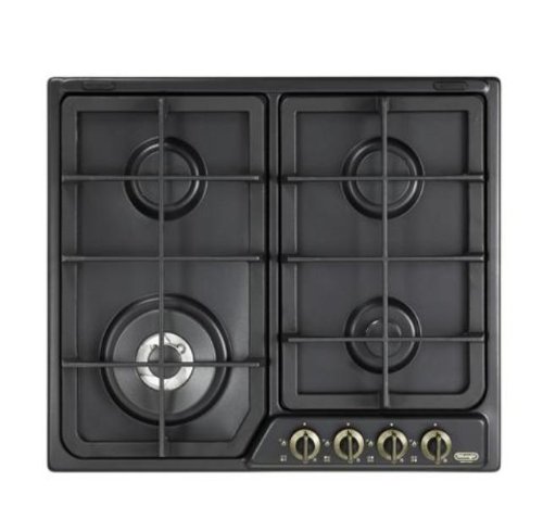 De'Longhi Anf 46 Pro Piano Cottura Da Incasso 60 Cm, Comandi Frontali, Antracite
