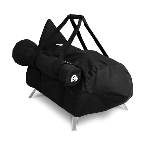Copertura Per Il Trasporto Del Forno Per Pizza Burnhard Nero, Poliestere Resistente Ai Raggi Uv Con Rivestimento In Pvc