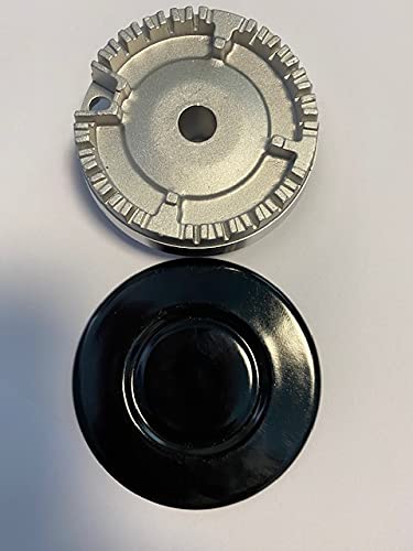 Ariston Hotpoint Franke Lofra Indesit 1 Bruciatore Più Piattello Spartifiamma Nero Lucido Con Bordo Superiore Salva Fiamma B 814 Sa 103