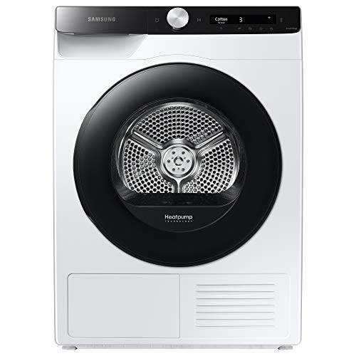 Samsung Asciugatrice Ai Control Con Optimal Dry Sensor Dv90T5240Ae/S3, 9 Kg, Pompa Di Calore, Classe A+++, Wifi, Oblò Reversibile,Carica Frontale, 60L