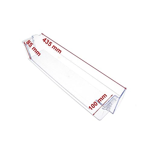 Jcspares® - Ripiano Balconcino Mensola Bottiglie 435 X 80 X 100 Mm Per Frigorifero Compatibile Con Whirpool Ariston Indesit Ed Ulteriori