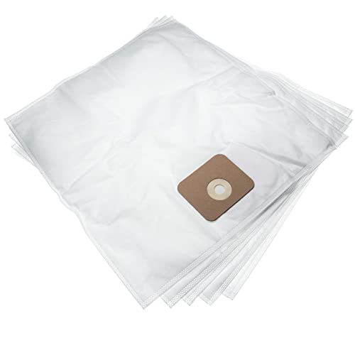Vhbw 5X Sacchetti Compatibile Con Nilfisk Multi Ii 22, Multi Ii 22 Inox, Multi Ii 30 T Aspirapolvere - In Microfibra, 54,15Cm X 49.5Cm, Bianco