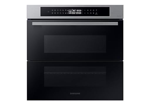 Forno Samsung Ad Incasso Nv7B4340Ubs 60 Cm 76 L Dual Cook Flex Serie 4 Doppia Porta Vapore Grill Wifi Display Led Inox Classe A+