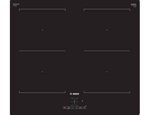 Bosch Pvq611Bb6E Serie 4 , Piano Cottura A Induzione, Combizone Combina Due Zone Cottura, Touchselect, Powerboost, Senza Profili, Nero, 60 Cm