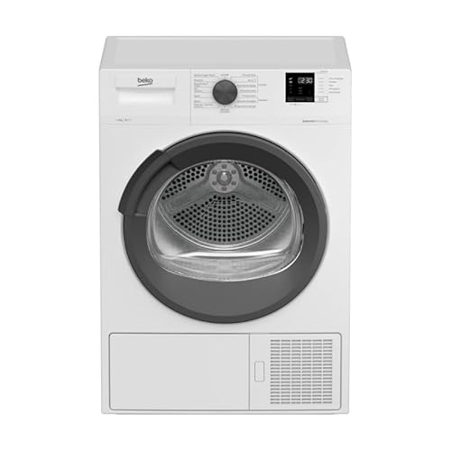 Beko Drxs823A - Asciugatrice Da 8 Kg, Pompa Di Calore [Classe Energetica A++]