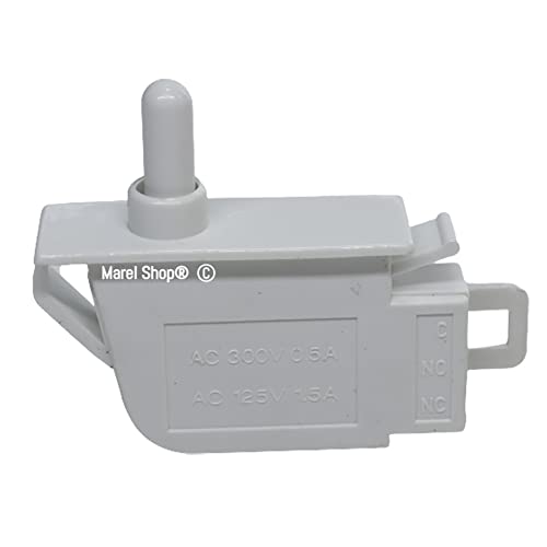 Marel Shop® - Interruttore 3 Contatti Pulsante Per Frigorifero Compatibile Con Samsung Per Modelli: Rt10Vj2Wk - Rt125H2W - Rt125J2W - Rt12Vj2Dk