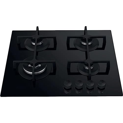 Piano Cottura 4 Fuochi A Gas 60 Cm Colore Nero
