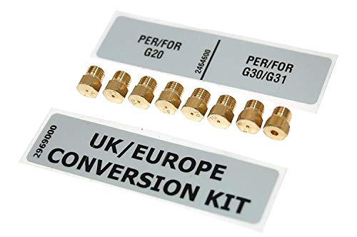 Set Di 8 Ugelli Gpl Jet Per Piano Cottura A Gas, 1 X 50, 2 X 65, 2 X 70, 2 X 87, 1 X 95