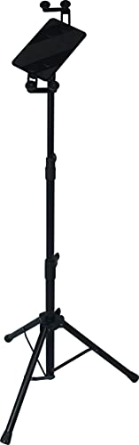 Quik Lok - Lph/007, Asta Di Sostegno Estendibile, Con Supporto Per Tablet, Stabile E Leggera, Colore Nero