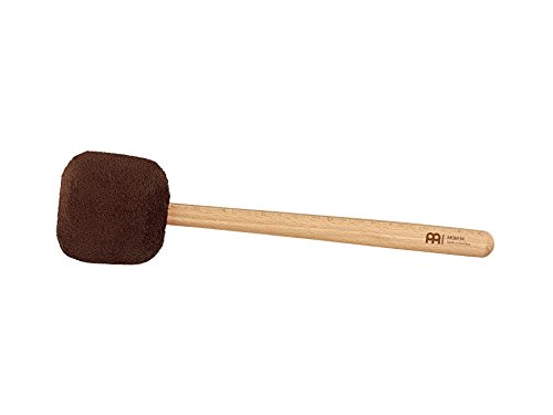Sonic Energy Gong Mallet Medium – Mallet Marrone Con Impugnatura In Faggio, Chai – Per Suonatori Di Gong, Meditazione, Percussioni – Lana Di Pecora, P