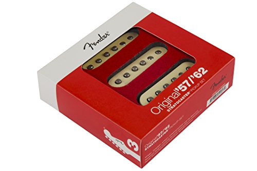 Fender 099-2117-000 Set Pickup Originale '57 / '62 Strat - Bianco Invecchiato