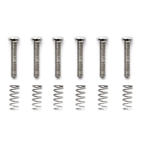 Musiclily Pro Metrica M3X16Mm Viti E Molle Intonazione Selle In Acciaio Inossidabile Per Ponte Tremolo Chitarra Elettrica Tipo Strato Import, Colore O