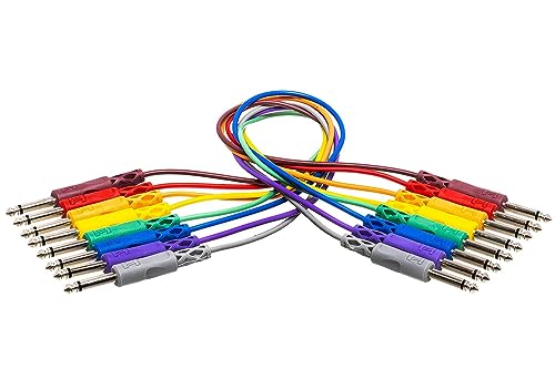 Hosa Cpp-890, Unbalanced Patch Cables, 1/4 In Ts To Same, 3 Ft