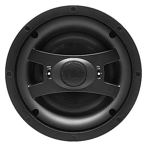 Earthquake Ecs-6.5 1 Pr. Altoparlanti Da Soffitto Da 16,5 Cm, Coni In Kevlar, 12 Db Xover, Interruttori +/3Db (B/T), Griglie Rotonde Magnetiche