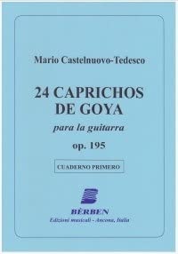 Mario Castelnuovo-Tedesco-24 Caprichos Vol. 1 Tedesco-Guitar