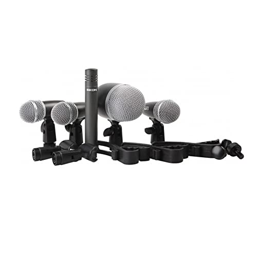 Proel Eikon Dmh5Xl - Set Kit Da 5 Microfoni Per Batteria Completo Di Supporti E Custodia (Drum Set) (Dmh5Xl)