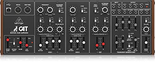 Behringer Cat Sintetizzatore Analogico Parafonico Leggendario Con Doppio Vco, 4 Forme Donda Miscelabili, Processore Di Segnale Esterno, Catena Poly A