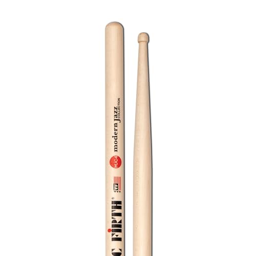 Vic Firth - Bacchette Per Batteria American Modern Jazz Collection - 4 - Hickory Americano - Punta Di Legno