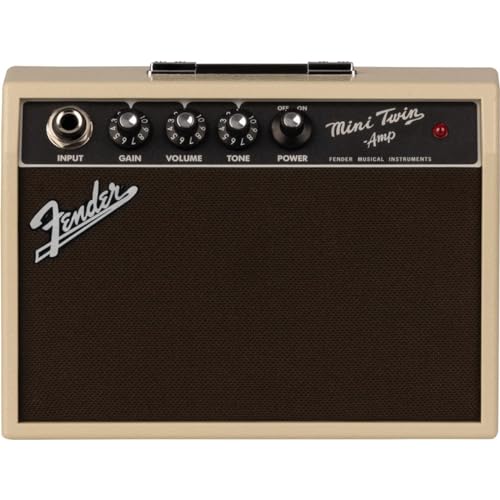 Fender Mini Amplificatore Per Chitarra Elettrica 65 Twin-Amp Biondo