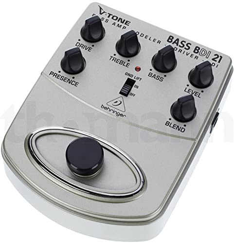 Behringer Bdi21 V-Tone Bass Emulatore Valvolare Preamplificatore Di-Box Attiva Per Basso
