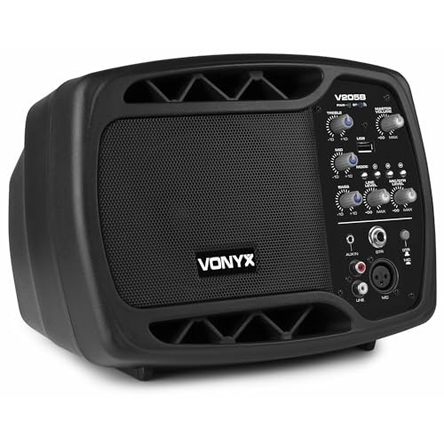 Cassa Amplificata Spia Monitor Dj Studio Pa Sala Bluetooth-Usb