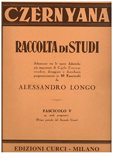 Czernyana Fasc 5 - Raccolta Di Studi (Primo Periodo Del Secondo Corso)