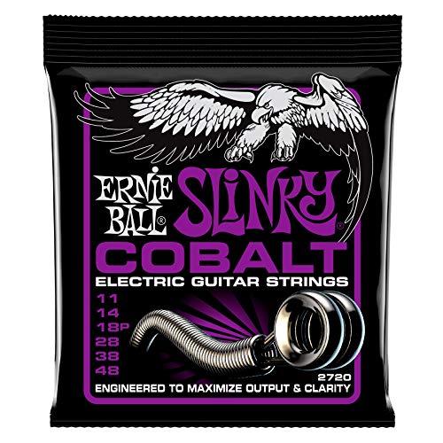 Ernie Ball, Power Slinky Cobalt, Corde Per Chitarra Elettrica, Diametro 11-48