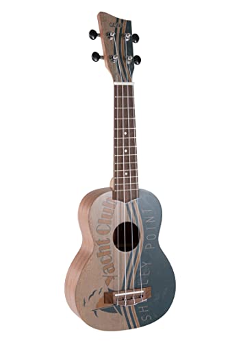 Ukulele Soprano Gewa Manoa Seaside K-So-Yc Yacht Club Incl. Borsa Da Concerto Imbottita